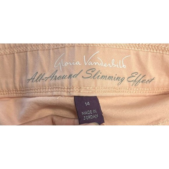 Gloria Vanderbilt All Around Slimming women pants, Effect Color Orange Melon Cap - Picture 8 of 14